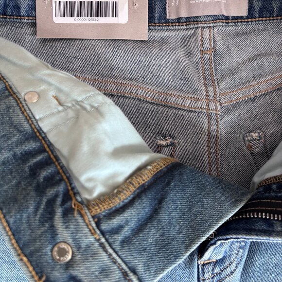 NWT Everlane Women's Way-High® Sailor Jean in Tint Blue, Size 27 - Picture 5 of 5